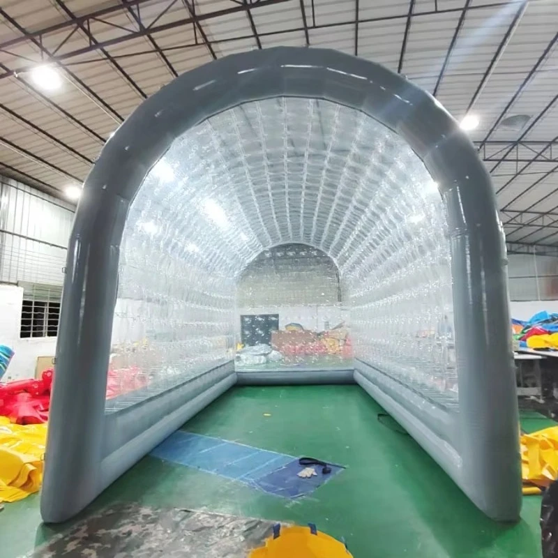 Airtight Durable PVC Inflatable Transparent Ground Pool Dome,waterproof Inflatable Transparent Swimming Pool Cover