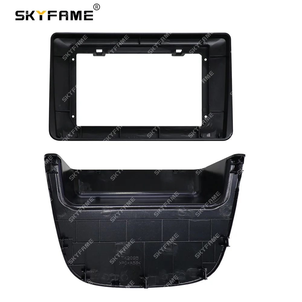 SKYFAME-Adaptador de Fascia para marco de coche, caja Canbus, Kit de Panel de montaje para tablero de Radio Android para Wuling SGMW Baojun 510