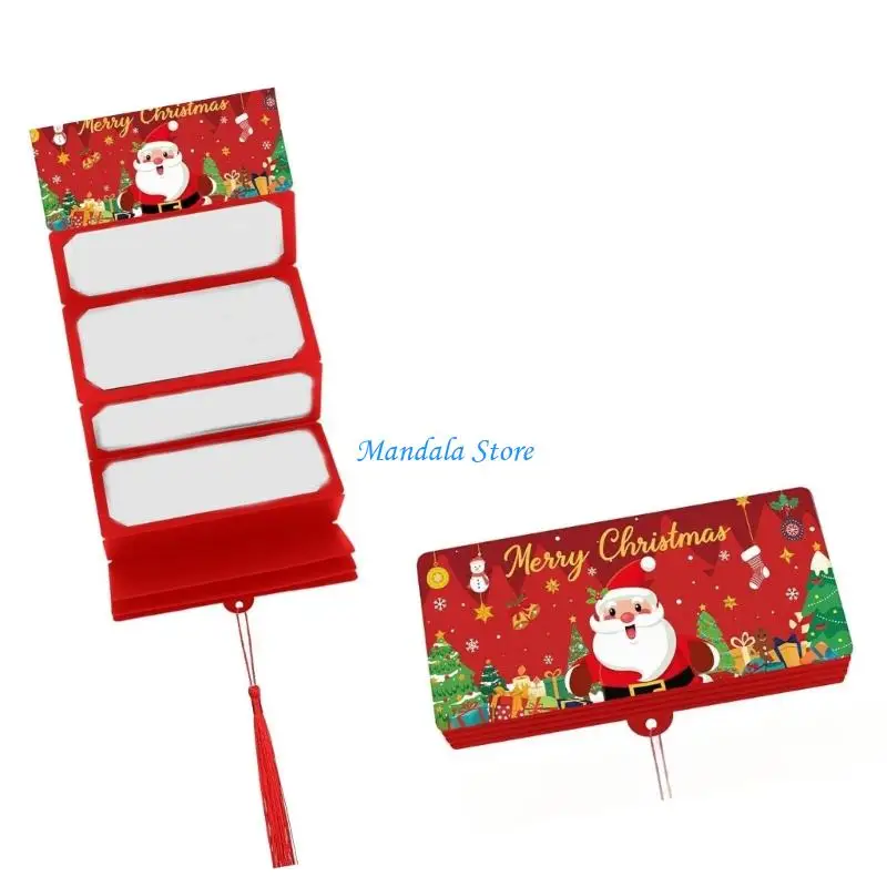 

U2JC Festival Christmas Money Envelopes Holiday Cash Holder With Paper Designs