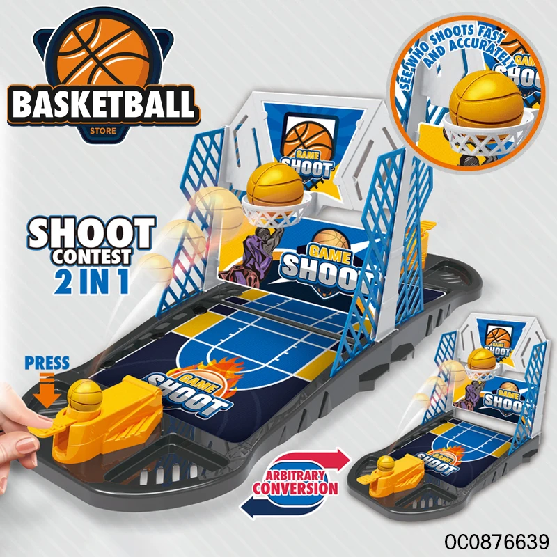 Hot sale 2 player battle mini table basketball board game toys for kids