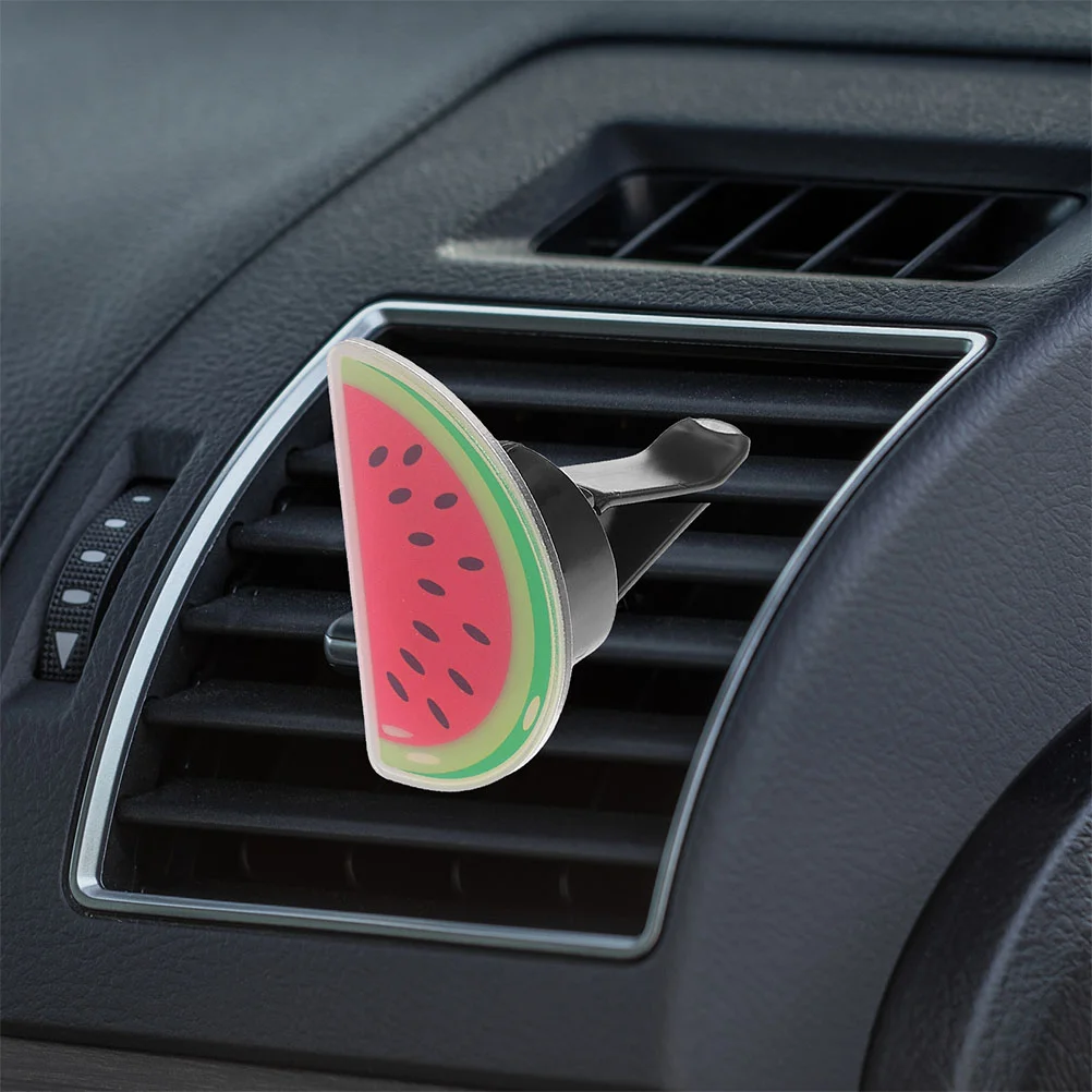 

2 Pcs Car Perfume Filters Scents for Watermelon Decorations Vent Clips Cute Outlet