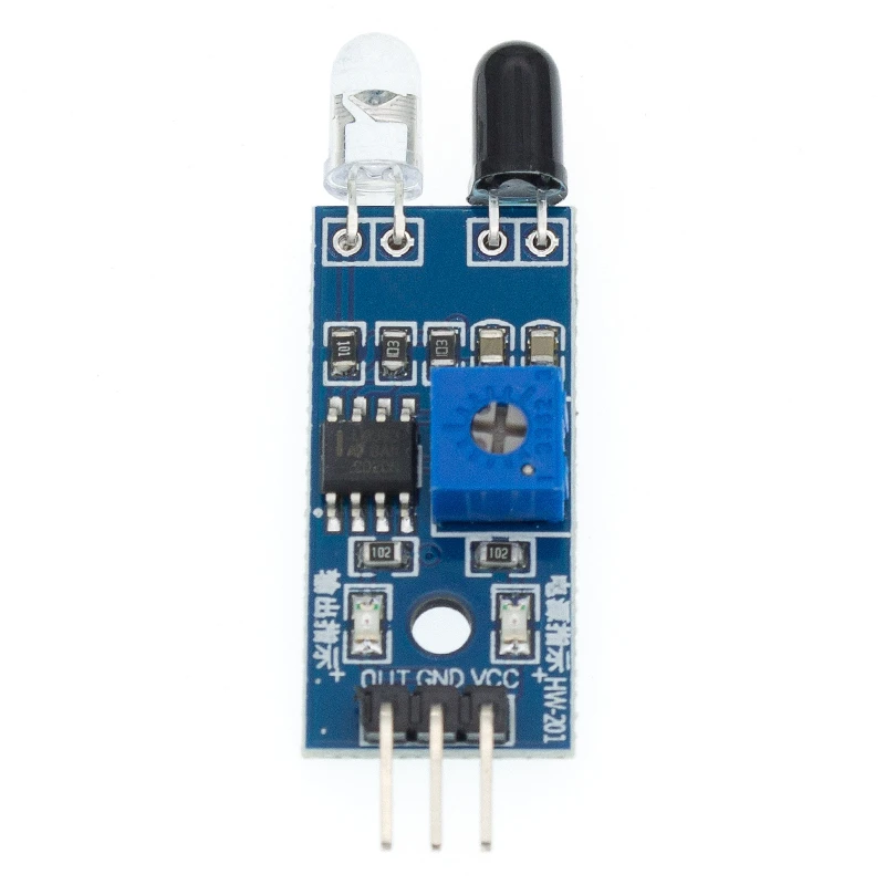 Ir Infrarood Obstakel Vermijden Sensor Module Voor Arduino Smart Car Robot 3-Pin Reflecterende Optische D54