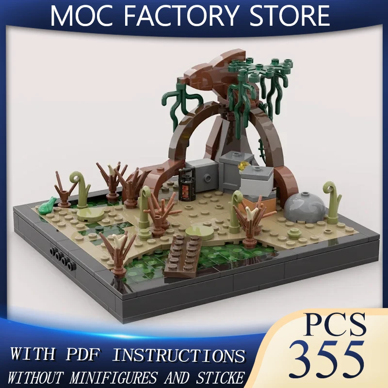 

Star Movie Moc Building Blocks Desperate Warrior Training Ground Model Technology Bricks DIY Assembly Construction Toy Gifts