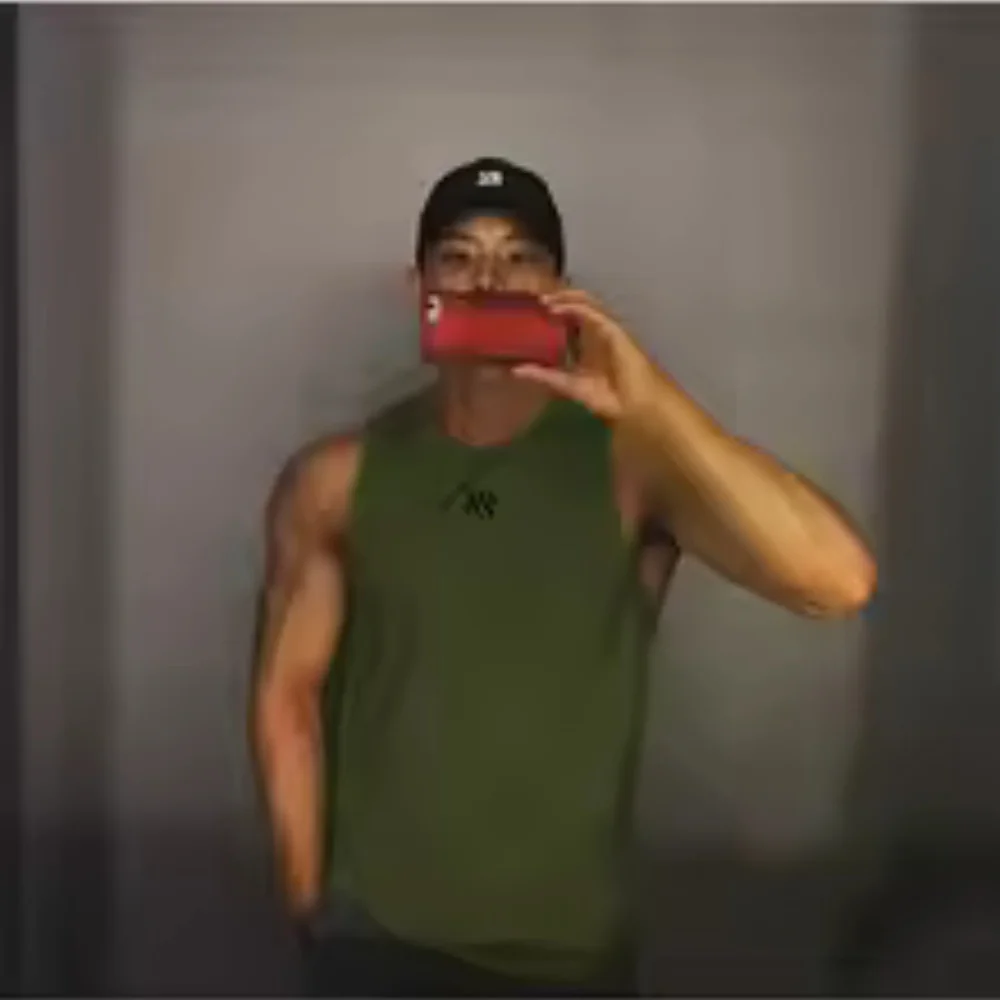 

2025 Mannen Bodybuilding Tank Tops Gym Workout Fitness Mouwloos Shirt Running Kleding Stringer Singlet Zomer Toevallige Vest