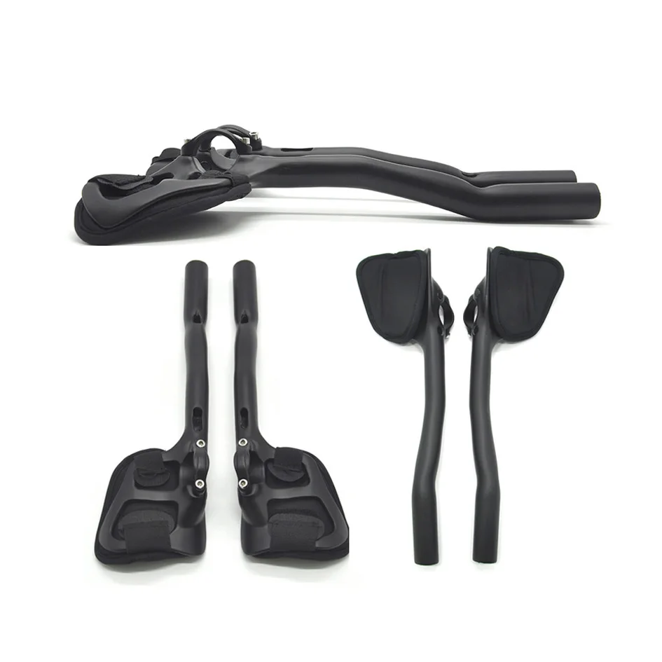 KEDDIE Bicycle Handlebar Rest Handlebar/TT handlebar Triathlon Bicycle Extender Black Carbon Aero Bars UD Matte Handlebar