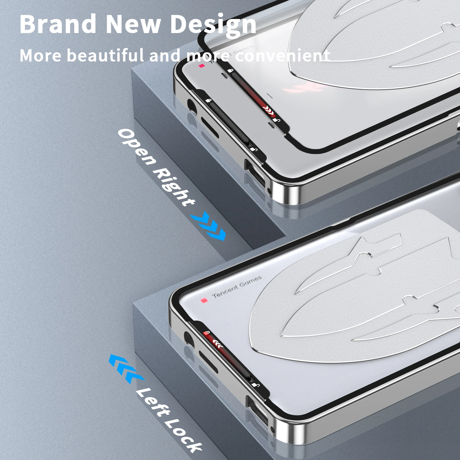 For Asus ROG Phone 8 Pro Case Metal Aluminum Alloy Bumper ROG Phone 8 Heat Dissipation Frame Acrylic Camera Protector Cover