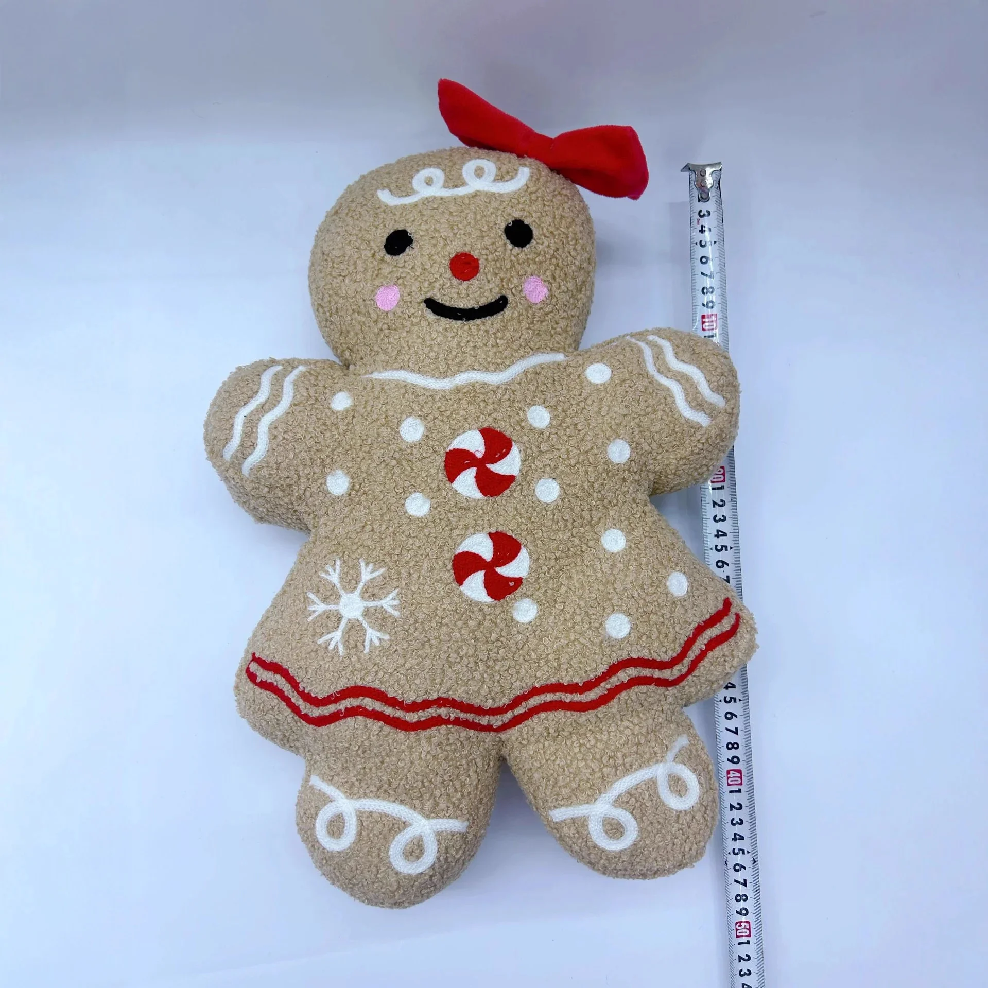 الزنجبيل صبي وفتاة عيد الميلاد وسادة وسادة قطيفة للأطفال والأسرة مريحة عطلة غرفة المعيشة المنزلي ديكور للطاولات #1