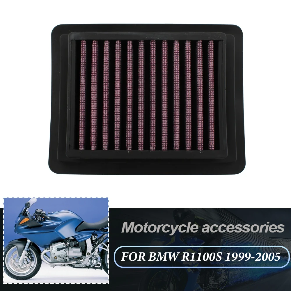 

Motorcycle Air Filter Engine Intake Filter Replacement Element FOR BMW R1100S ABS BOXER CUP REPLICA R1100SA SE 1100 - All 2000