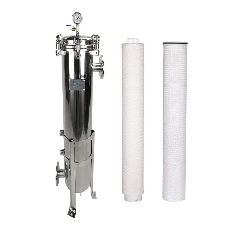 

10 μm 40-inch high-flow stainless steel liquid filter for agricultural irrigation systems