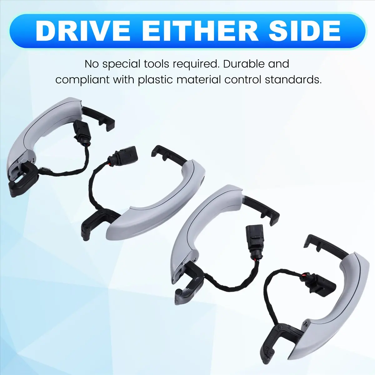 #97U (Grey)Car Sensor Exterior Door Handle Grey 4L0837205A 4L0837205B,Automotive Parts & Accessories