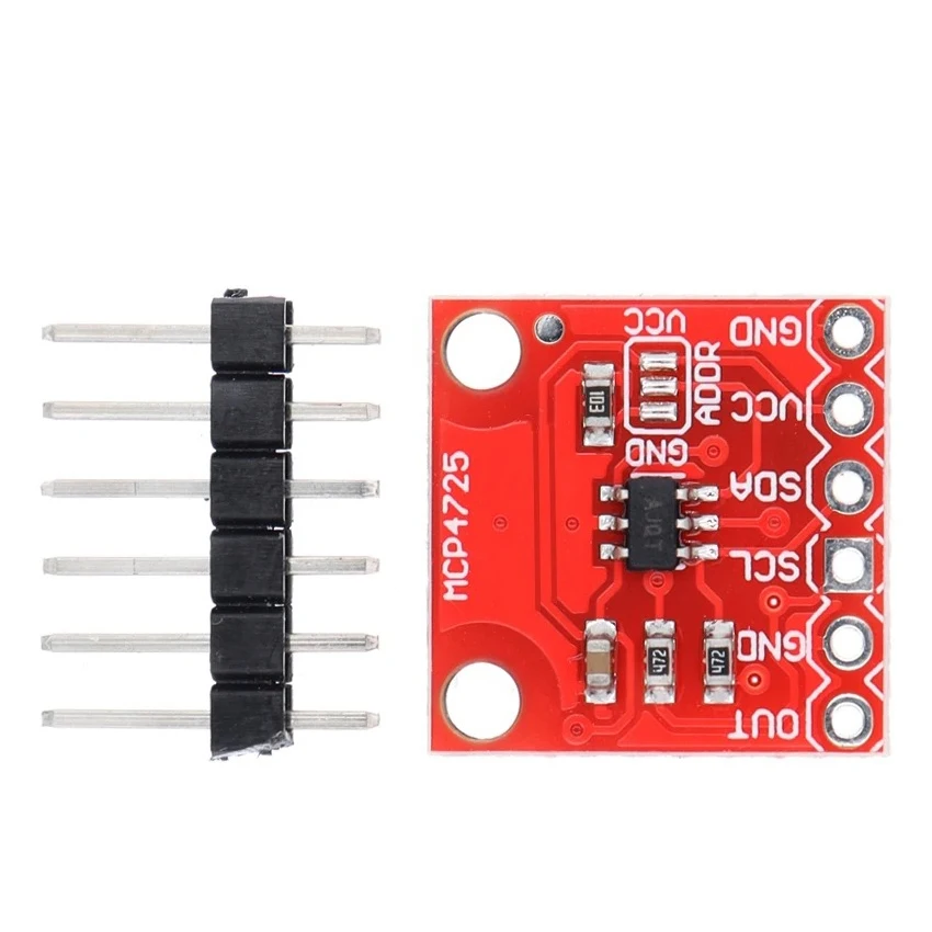 Mcp4725 12bit i2c dac digital konverter modul digital zu analog eeprom entwicklungs karte für arduino 2,7 v-5,5 v