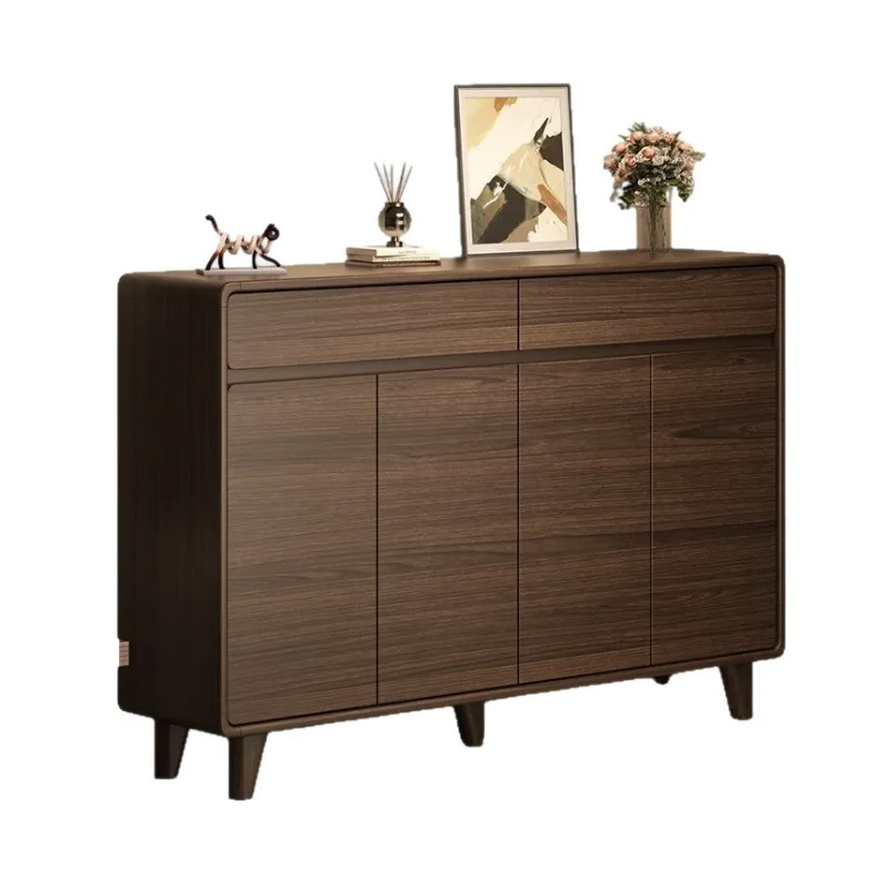 

Новый шкаф для обуви в китайском стиле, домашний, для прихожей, с каркасом из массива дерева, простой шкаф для хранения обуви.