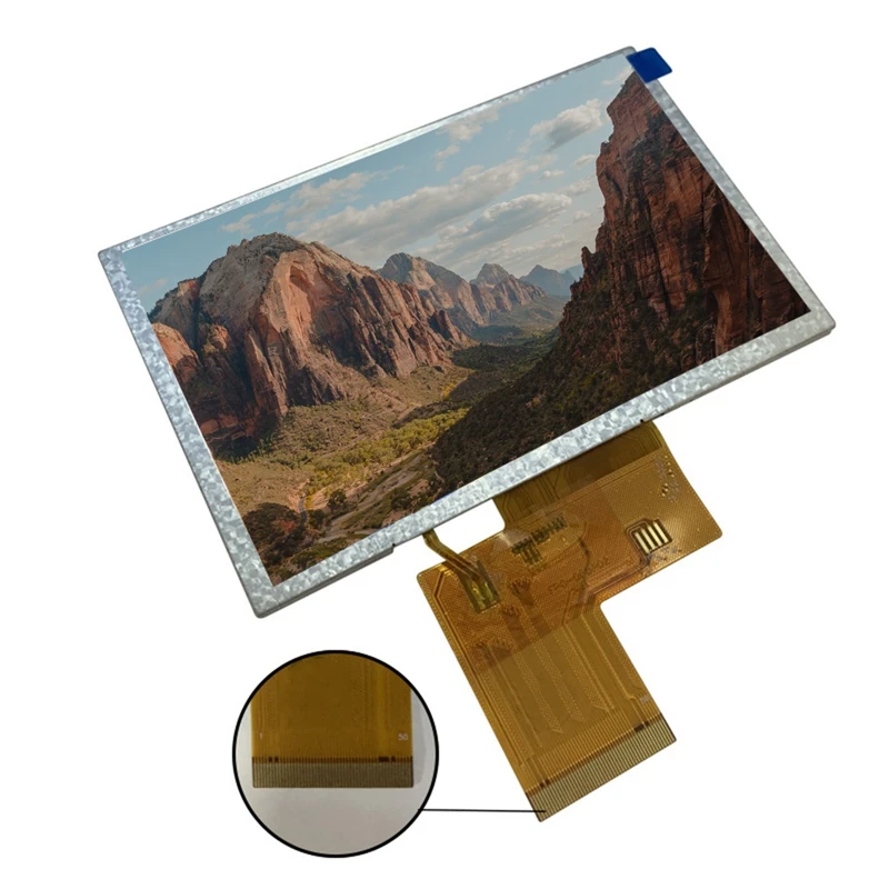 800X480 IPS Display Screen For Home Appliances Electric Vehicles Motorcycles Instrumentation LCD Screens