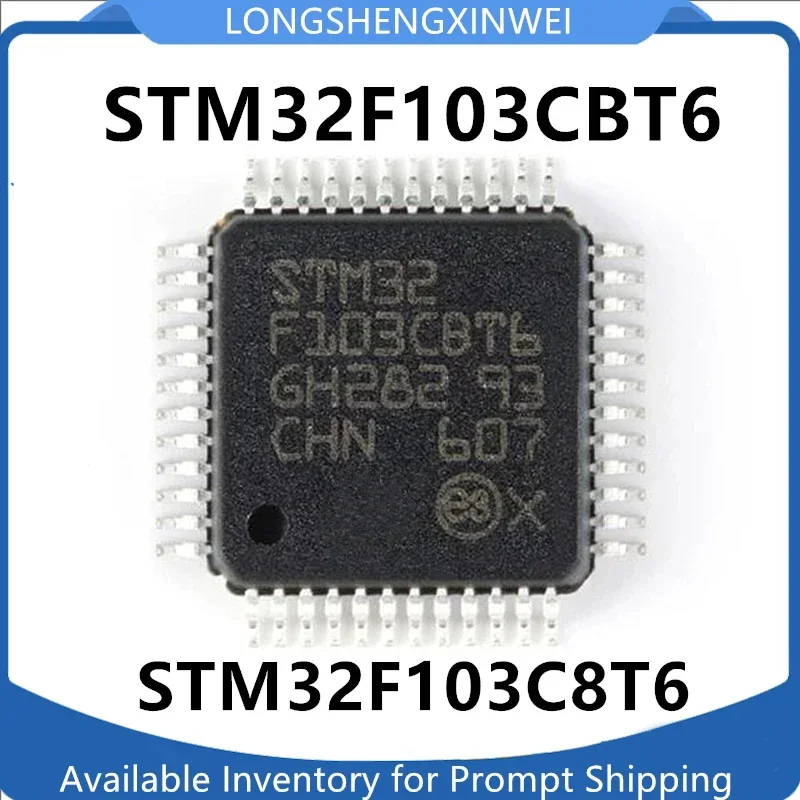 1PCS STM32F103C8T6 STM32F103CBT6 32F103CBT6  Packaged LQFP-48  32-bit Microcontroller Chip Original