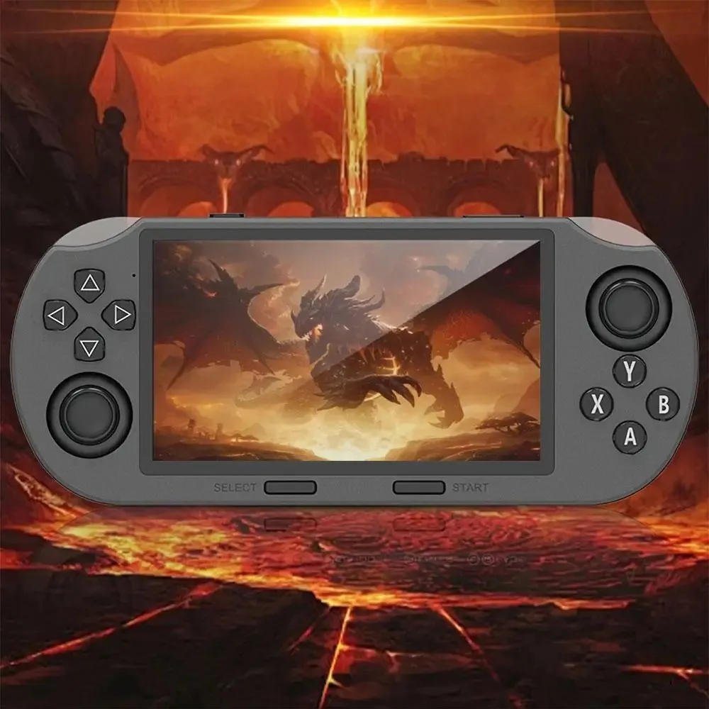 

WUDS SF3000 Retro Handheld Game Console, 4.5 Inch IPS Screen Games Machine, Wireless Mini Portable Game Player