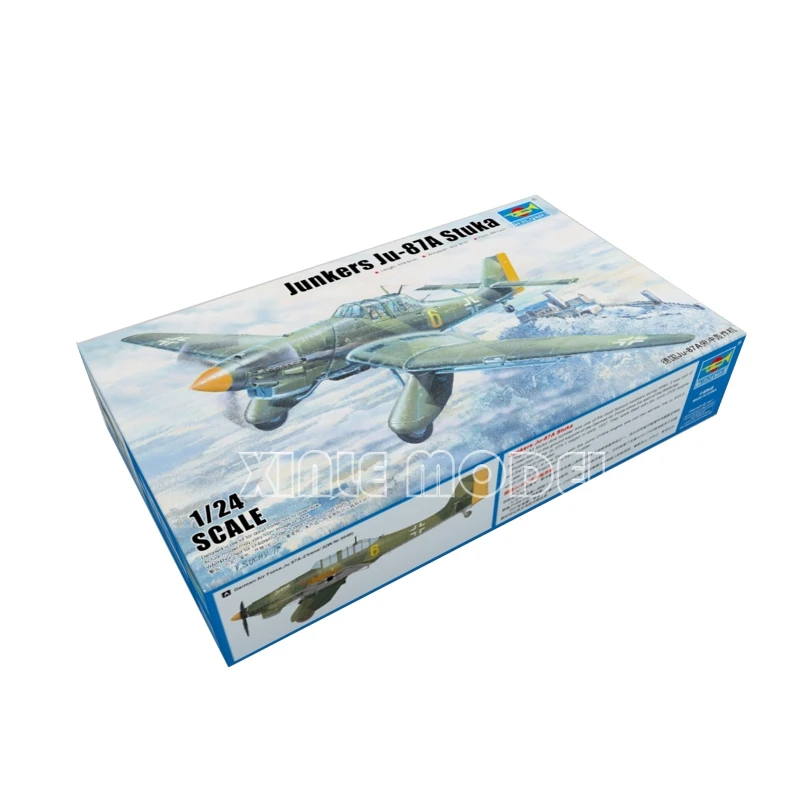 

Trumpeter Aircraft Scale Model Kit TP02420 Junkers Ju 87A Diving Bomber 1/24