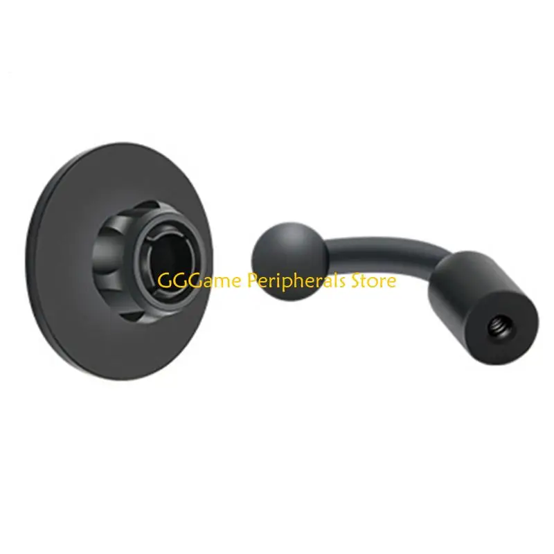 Suporte magnético para telefone U55B com cabeça esférica 17 mm e adaptador rosca 1/4 para fixação segura