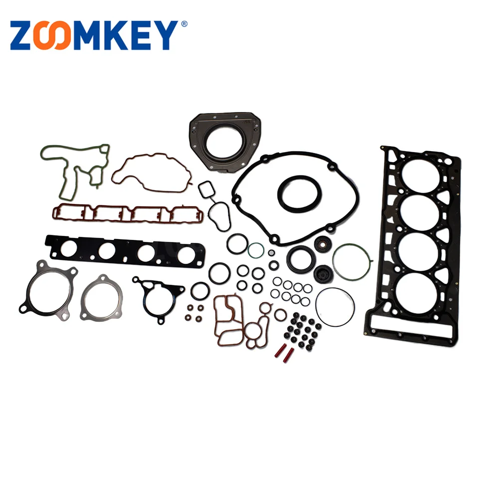 

ZOOMKEY Engine Cylinder Head Gasket Seal Bolts Set Kit Fit For VW GTI Tiguan AUDI A4 Q5 2.0L