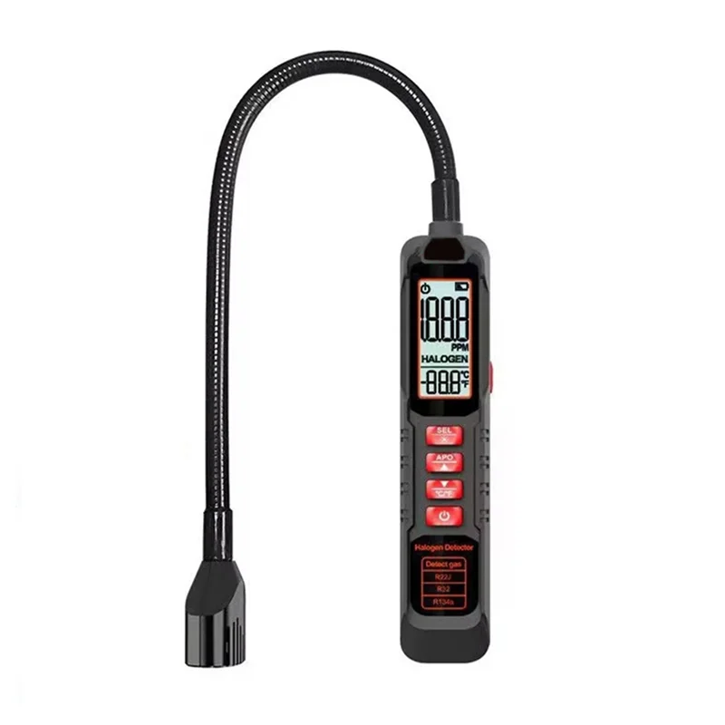 A04G-Halogen Детектор утечек R22 R410A R134A R1234YF Детектор утечки хладагента и фреона HVAC Тестер кондиционера