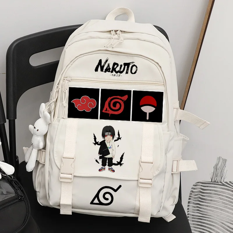 Naruto New Cartoon Student Schoolbag Waterproof Stain Resistant Casual and Lightweight Shoulder Pad Large Capacity Backpack