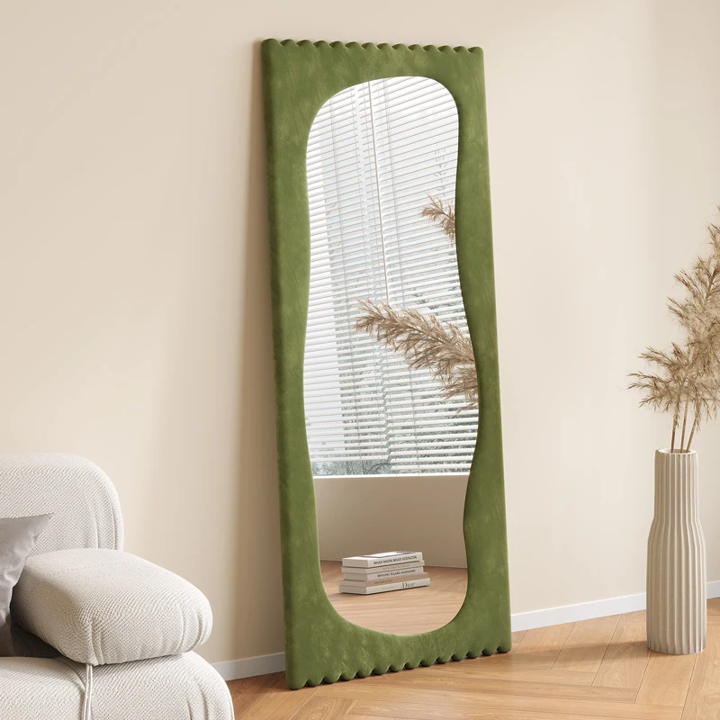 مرآة صغيرة واقفة لكامل الجسم غرفة نوم الشمال الفاخرة مرآة طويلة تصميم كامل الجسم الأميرة Espejos Decorativos غرفة الديكور