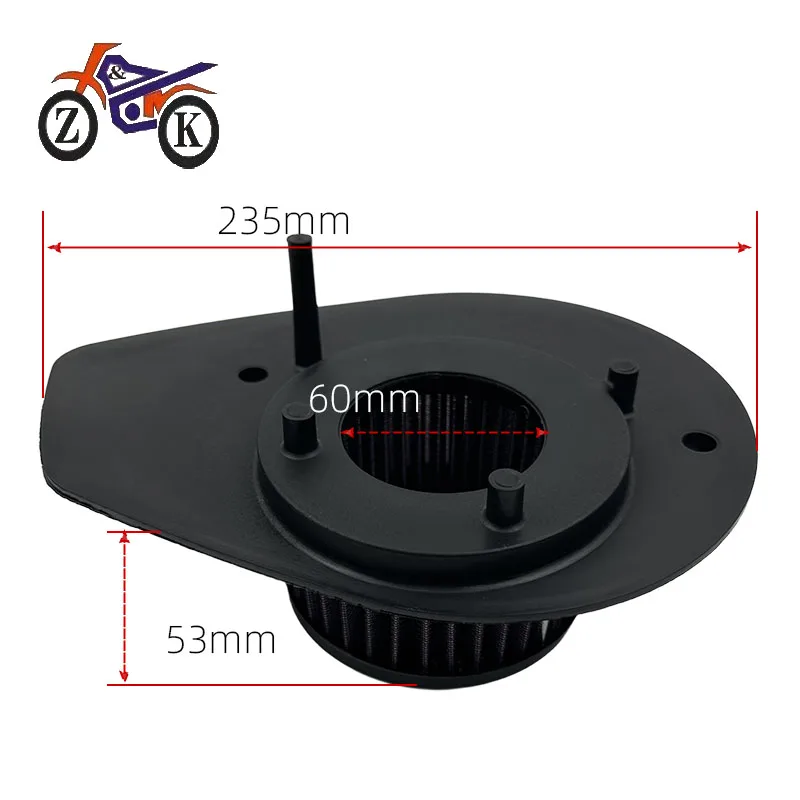 High-Flow Air Filter for 2015 2016 2017 2018 2019 2020 Harley Street XG 500 XG 750 OEM Replacemnet 29400078 Engine Air Filter