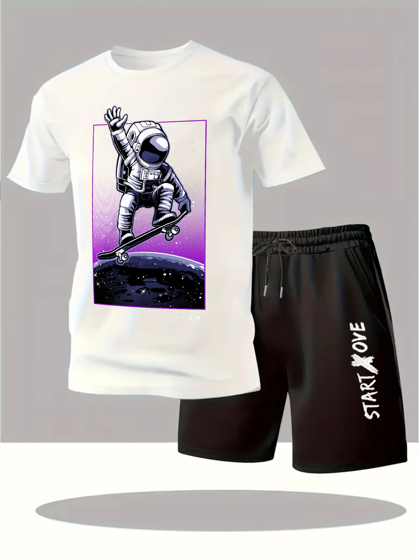 Men's sets 2025 New Fashion Graphic clothing set Printed sets for men Short sleeve Y2k tracksuits sweat suit drip clothing