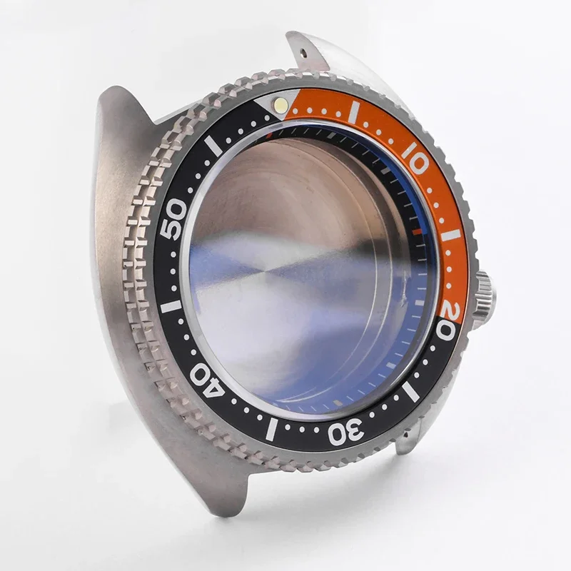 HEIMDALLR Watch Modify Parts 45mm Titanium Turtle King Diver Watch Case Sapphire Ceramic Bezel 20Bar Waterproof NH35/36 Movement