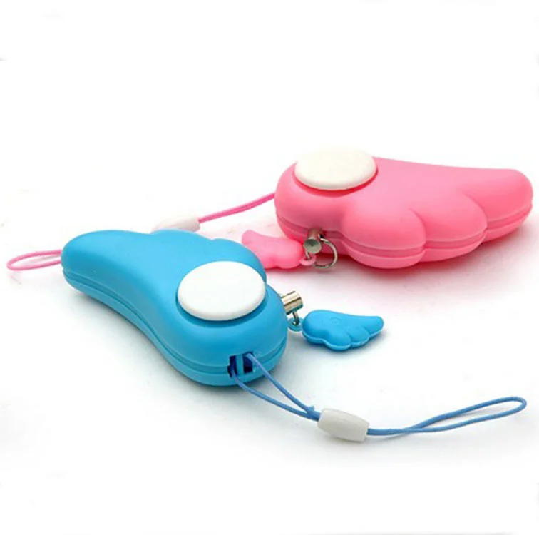 60pcs Angel Wing Anti Wolf Alarm, Personal Alarm, Cute Electronic Anti Wolf Device