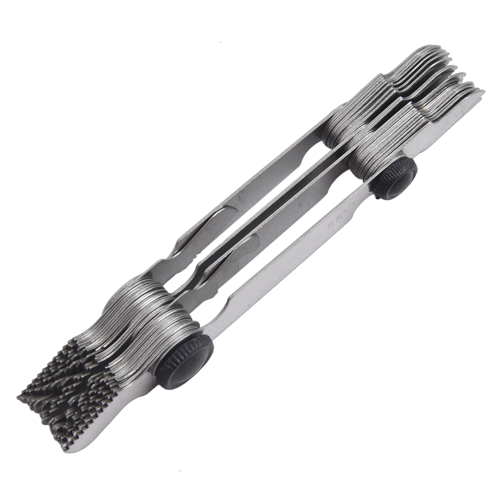 New Practical Thread Gauge Tooth Gauge Template Gauge Notch Design Metalworking Metric 60° 58PCS Electroplating