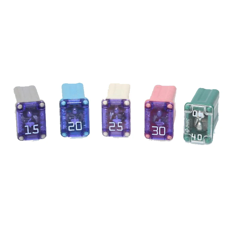 Mini square PEC Seiko fuse is applicable to automobile fuse 15A 20A 25A 30A 40A