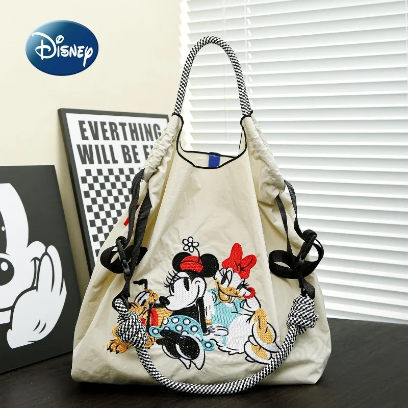 Disney Nieuwe Dames Schoudertas Schuine Tas Grote Capaciteit Luxe Merk Mode Dameshandtas Geborduurde Opbergtas Hoge Kwaliteit