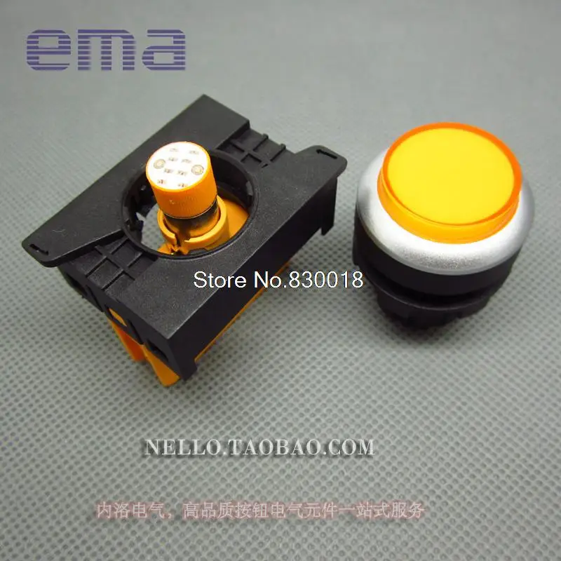 [ SA ]Imports EMA indicator 22mm convex cover E2I2 *  L red yellow blue and white LED DC6/12/24V--10PCS/LOT