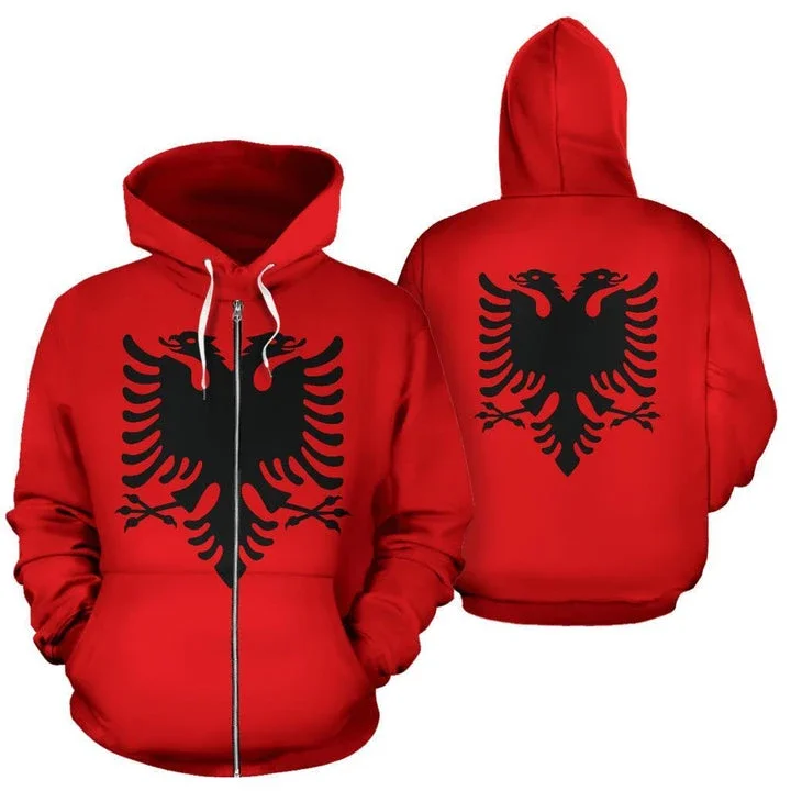 Newest Country Flag Albania Symbol Funny NewFashion Men/Women Sweatshirt/Hoodies/zip/Jacket 3Dprint Tracksuit Casual