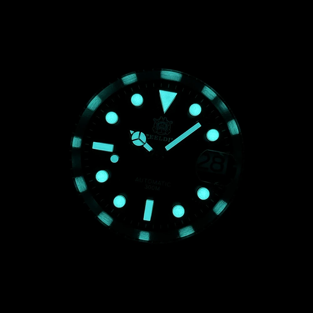 STEELDIVE Brand Black Ceramic Bezel insert 41mm Steel Case Sapphire Glass BGW9 Blue Luminous 300M Waterproof Mens Dive Watches
