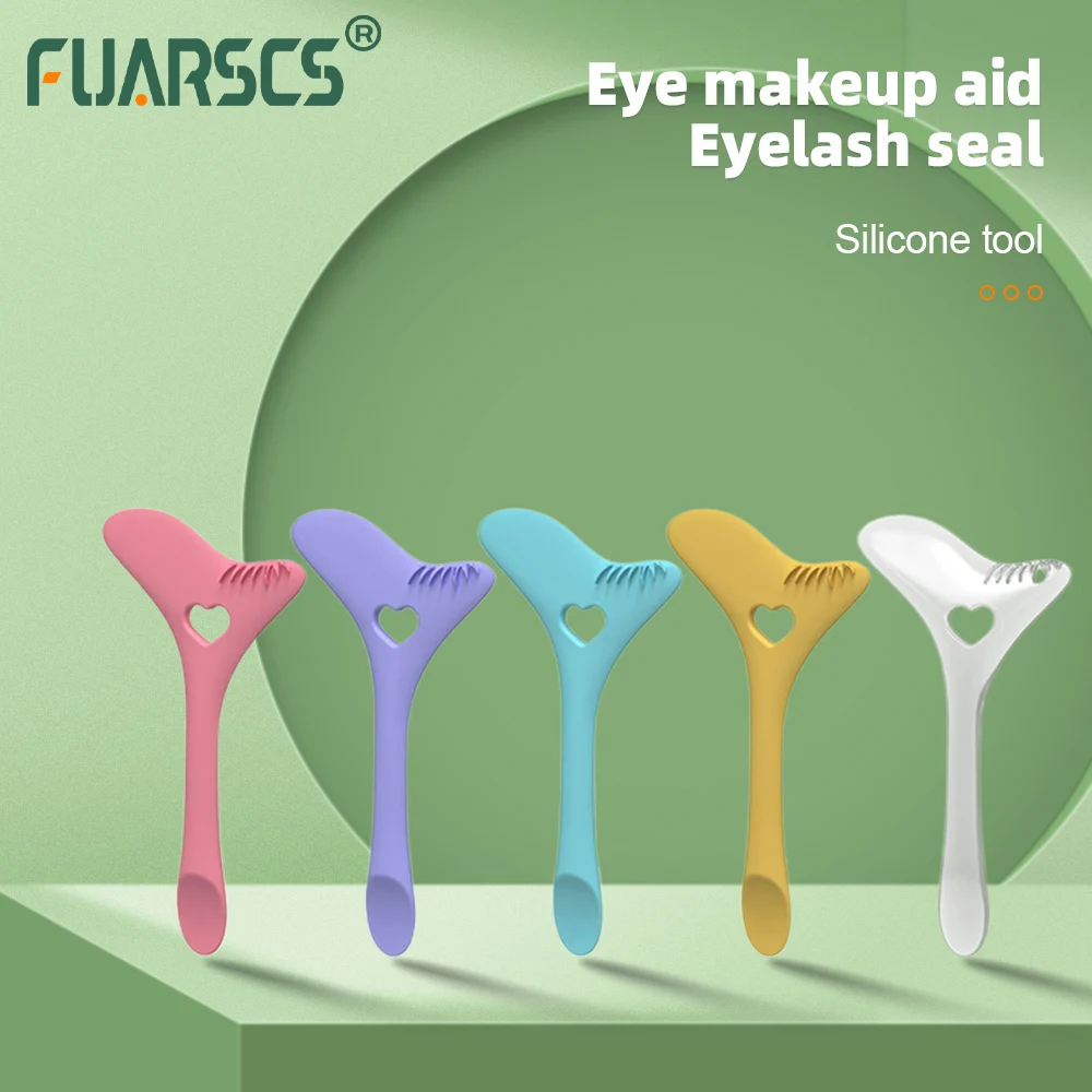 Silicone multifunzionale Face Eyeliner Stencil Wing Tips Eyeliner Aid Drawing rossetto indossando aiuto strumenti di trucco riutilizzabili
