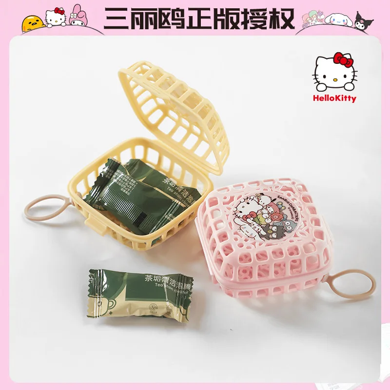 Sanrio cute hollow special small things storage box anti-lost small things storage basket hanging storage carry portable