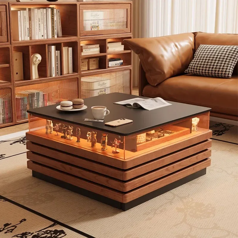 

Unique Storage Coffee Tables Small Hardcover Sofa Side Coffee Table Center Italian Floor Mesa Centro Salon Home Furniture