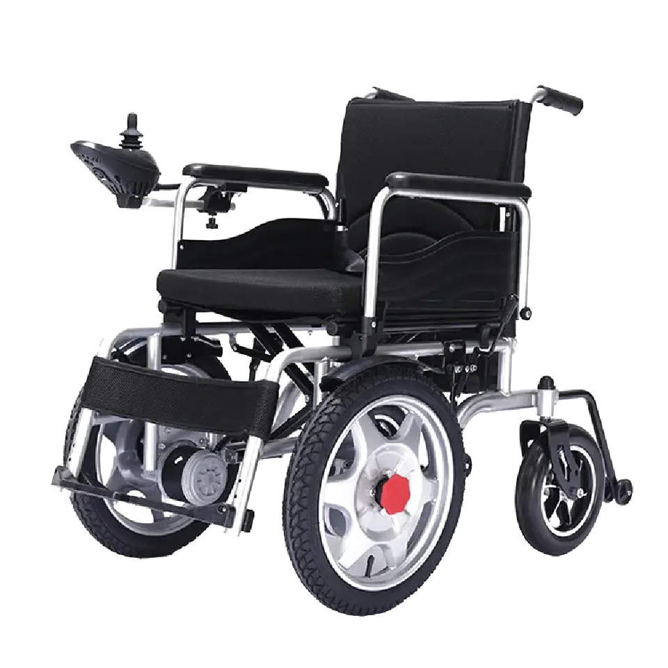 Sedia a rotelle elettrica portatile Sedia a rotelle elettrica per disabili Sedia a rotelle elettrica pieghevole per disabili