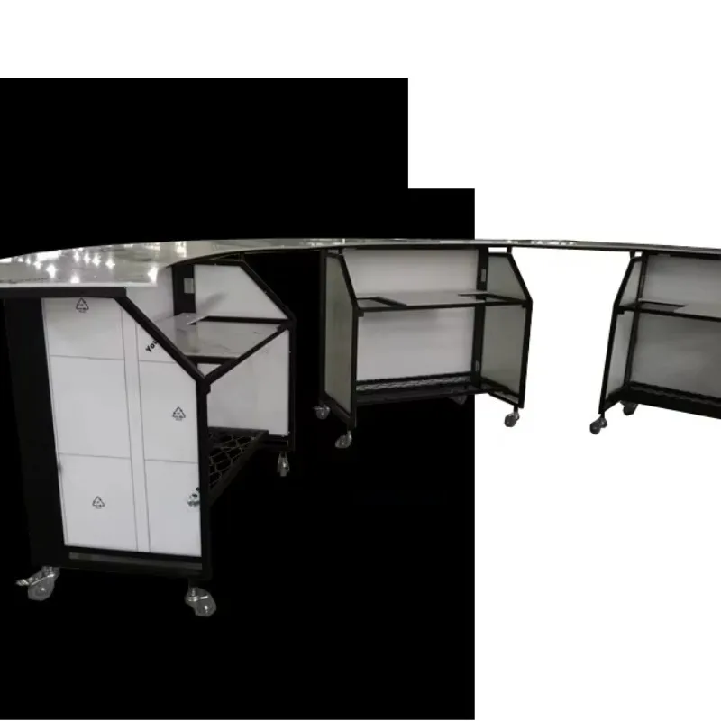 Portable Party Cocktail Folding Bar Led Furniture Counter Table Bar