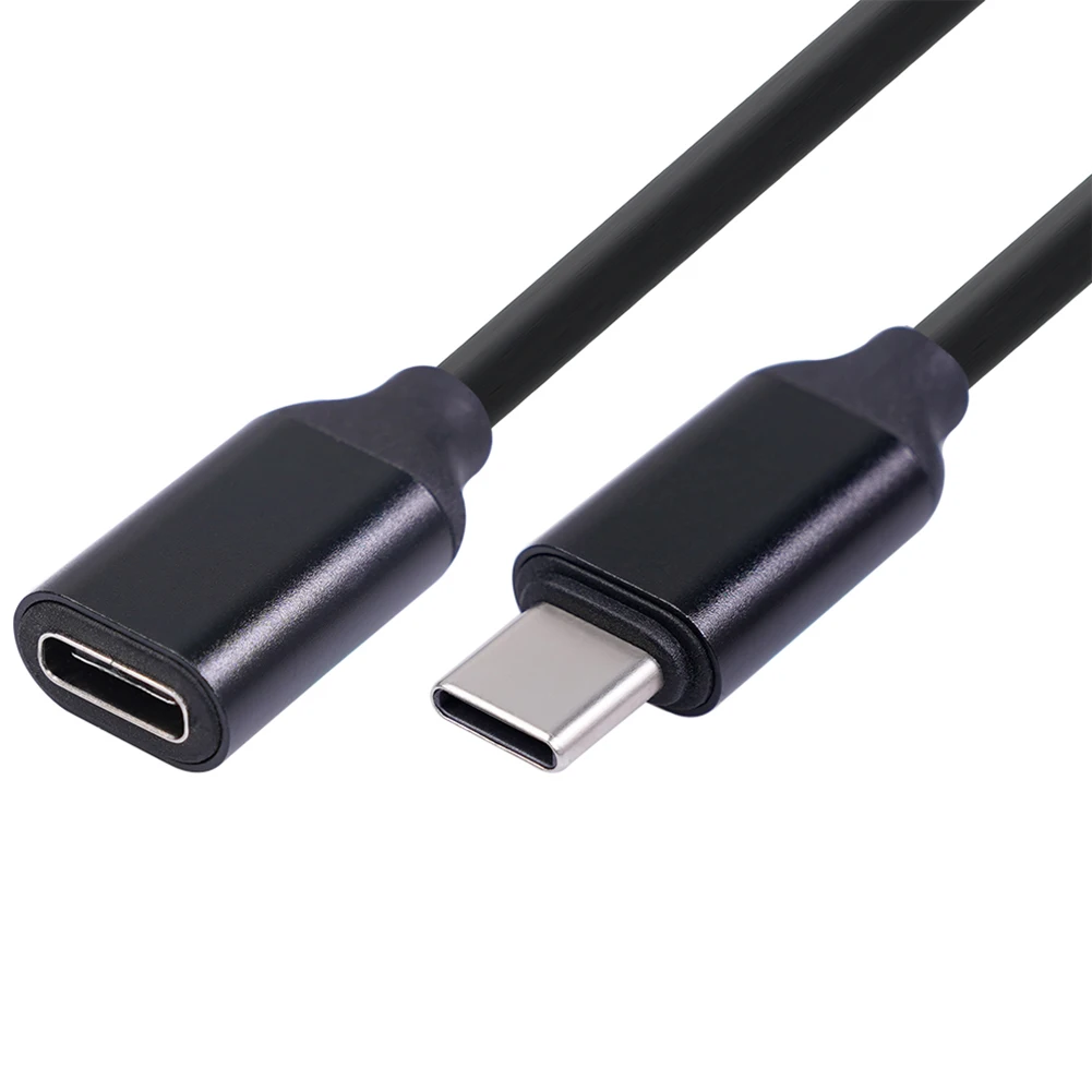 편리한 휴대폰 세트용 USB C 타입 익스텐션 케이블 동기화, 연장 코드 어댑터, 3A 전원 공급 충전