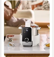 220V Thermos Smart Cooking Pot Multifunction Automatic Stir Fry Machine with Overflow Prevention for Home Use WDC 4