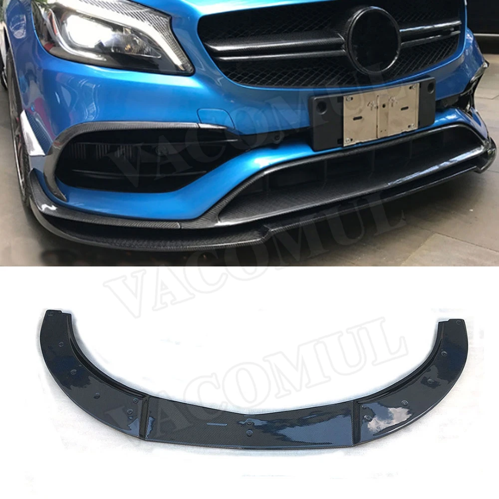 

VACOMUL Carbon Fiber / FRP Front Bumper Lip Spoiler for Mercedes Benz A Class W176 A180 A200 A260 A45 AMG 2016-2019 Car Styling