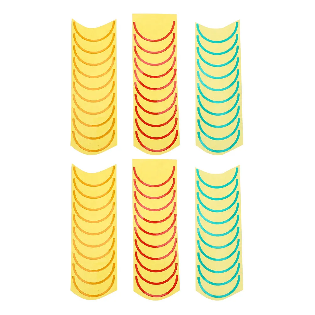 

6 Sheets Pressure Meter Indication Label Adhesive PVC Gauge Sticker Waterproof Sun Resistant Color Coded Air Pressure Instrument