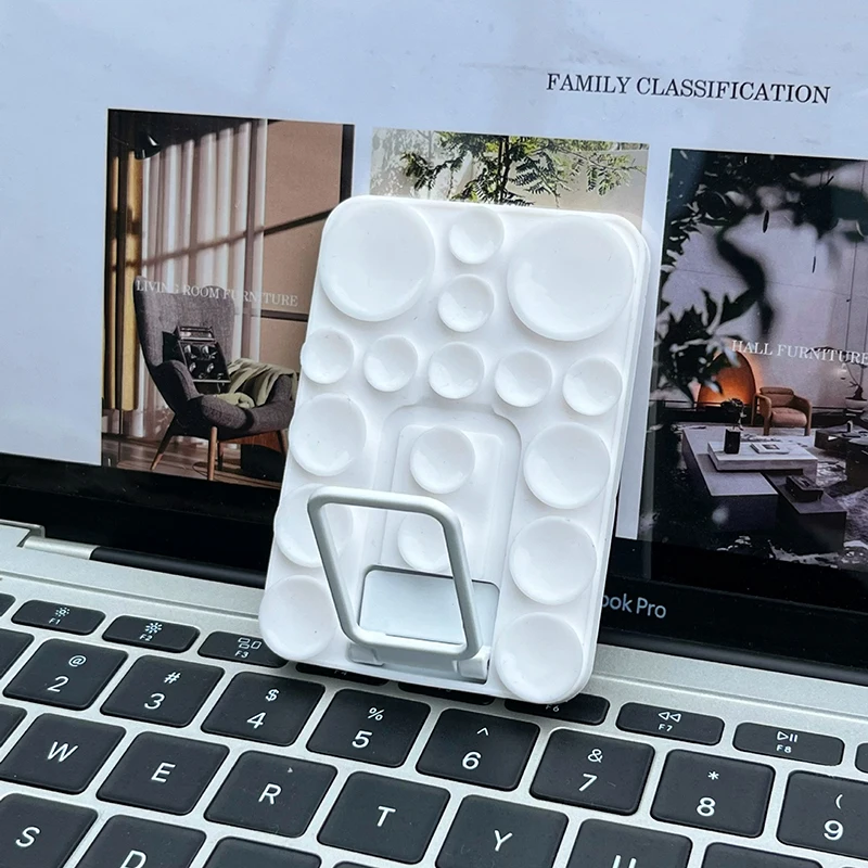 Suporte multiuso para celular, ventosa de silicone adequada para capa de couro, tablet, computador, telefone móvel
