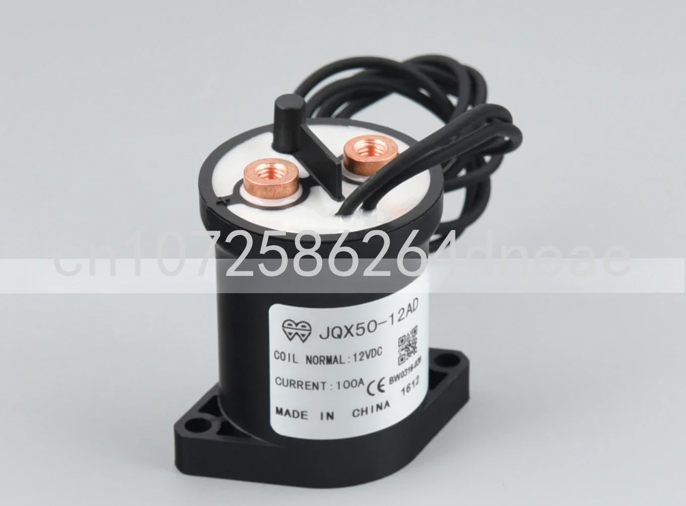 450V 50A JQX50-12AD Light Duty ไฟฟ้าโลจิสติกส์ยานพาหนะวิศวกรรมเครื่องจักรซ้อนสูง DC รีเลย์