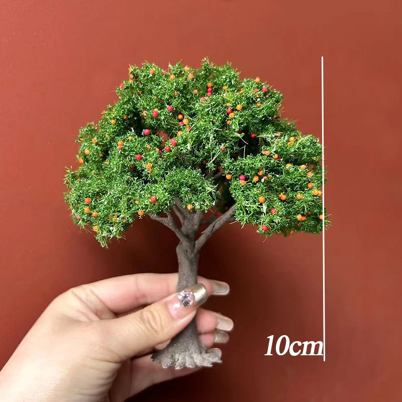 10-23 cm cm gesimuleerde fruitboom model draadboom miniatuur landschap model poppenhuis schaal trein spoorwegindeling