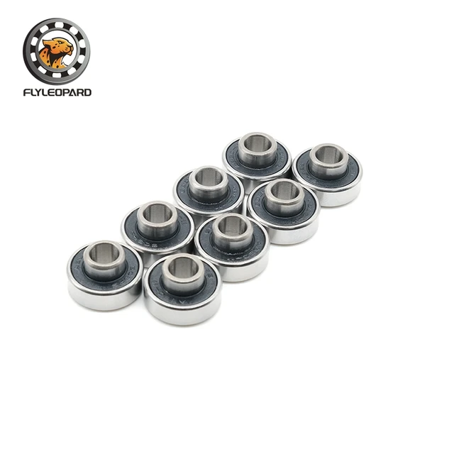 8 szt. Łożyska 608 2RS z podkładką ABEC-7 8X22X7mm Łożyska kulkowe do deskorolki longboardowej