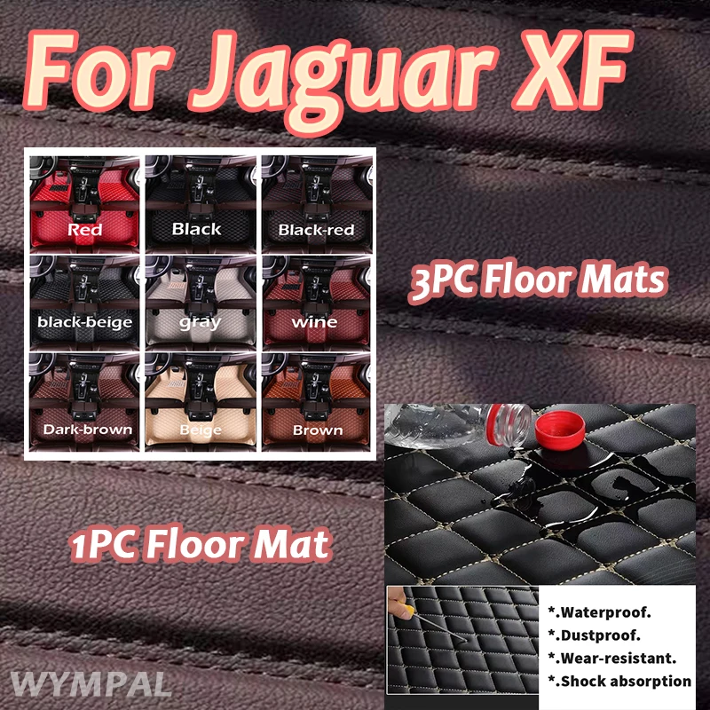

Роскошные автомобильные коврики для Jaguar XF Sedan 2008 2009 2010-2015, автомобильные подушечки для ног, автомобильный чехол, внутренний защитный полный ковер