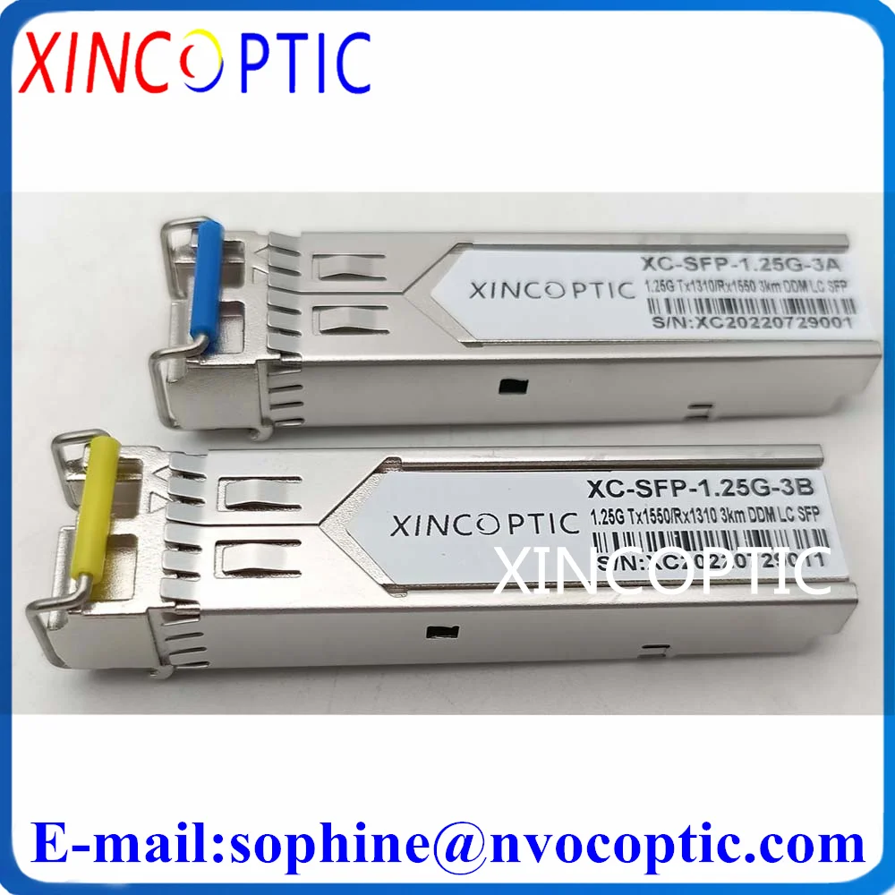 

10Pairs 1.25G SM SX BIDI 1310/1550nm 3KM LC SFP Compatible with Ubiquiti/Cisco,1000BASE-BX WDM Module